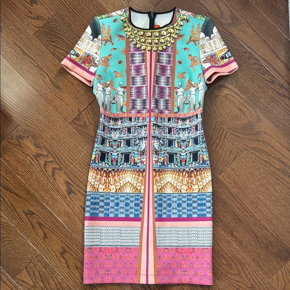 Clover Canyon Printed Neoprene Dress